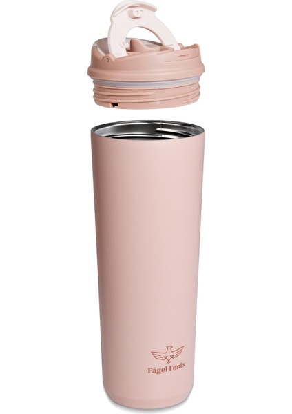 710 ml Triple Sip Dune Rose Çift Katmanlı Paslanmaz Çelik Termos Matara fiyatları