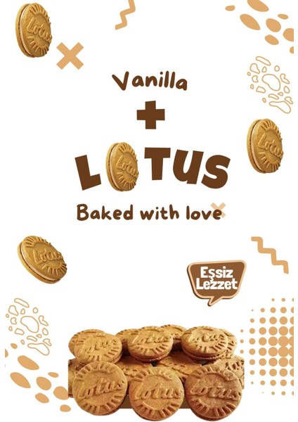 Biscoff Vanilya Kremalı Sandviç Bisküvi 150 gr x 3 Adet fiyatları