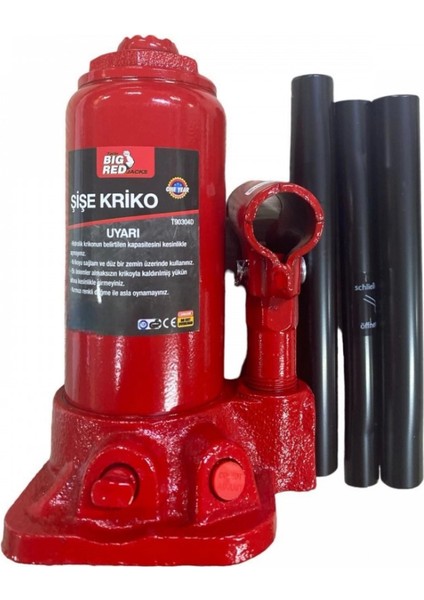 Şişe Kriko 3-Ton Plastik Çantalı T90304D