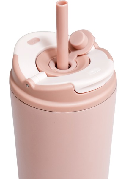 710 ml Triple Sip Dune Rose Çift Katmanlı Paslanmaz Çelik Termos Matara modelleri