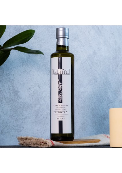 Tabii'm Erken Hasat Soğuk Sıkım Zeytinyağı 500 ml