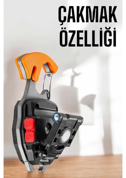 Yeni Nesil Kamp Feneri Çok Fonksiyonlu Fener Anahtarlık USB Çakmaklı Cam Kırıc - MCT4328-9225 fırsatları