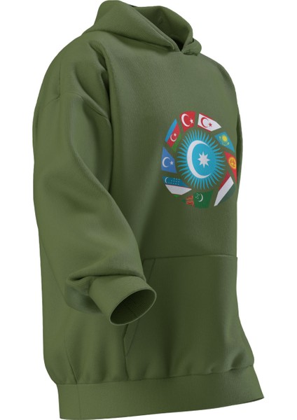 Turan Baskılı Oversıze Hoodıe (Unısex) fiyatları