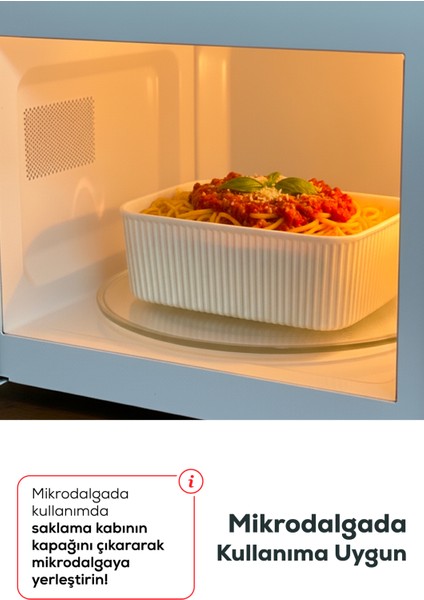 12'li Dikdörtgen Saklama Kabı Seti Bej | 2.5l 1.5l 0.80L 0.45L | Mikrodalga ve Dondurucu Uyumlu fırsatları