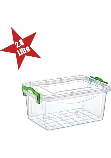 Şeffaf Saklama Kutusu 2.8 Litre