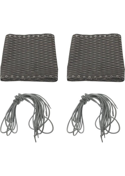 63X17 "recliner Tessforest Bez 4+8 Katlanır Sandalye Eş Dörtgen Gri (Yurt Dışından)