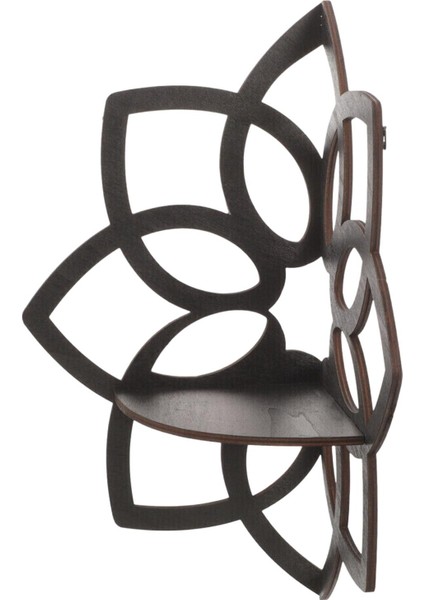 Çiçek Şekli Köşe Rafı Boho Rafları Dekoratif Köşe Rafı (Yurt Dışından)