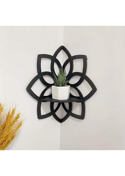Çiçek Şekli Köşe Rafı Boho Rafları Dekoratif Köşe Rafı (Yurt Dışından) fırsatları