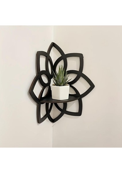 Çiçek Şekli Köşe Rafı Boho Rafları Dekoratif Köşe Rafı (Yurt Dışından) indirimleri