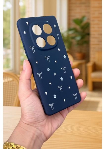 Xiaomi Redmi Note 14 Pro 5g Mini Fiyonk Desenli Silikon Darbe Emici Klasik Korumalı Rubber Kılıf modelleri