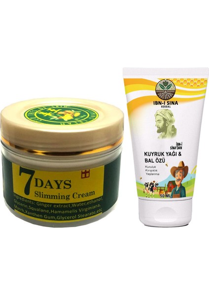7 Days Krem + Ibn-I Sina Kuyruk Yağlı Bal Özlü Krem