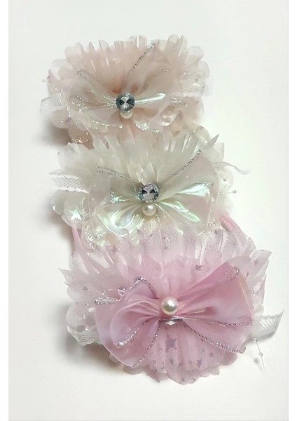 Fiyong Çiçek Tüllü Çocuk Taç