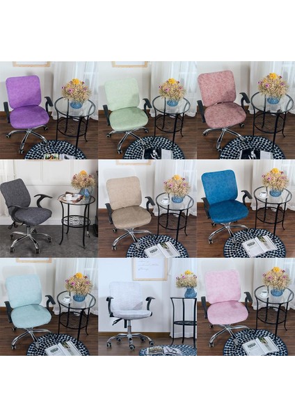 Moda Bilgisayar Sandalyesi D Döndür Slipcover Gri I (Yurt Dışından) fiyatları