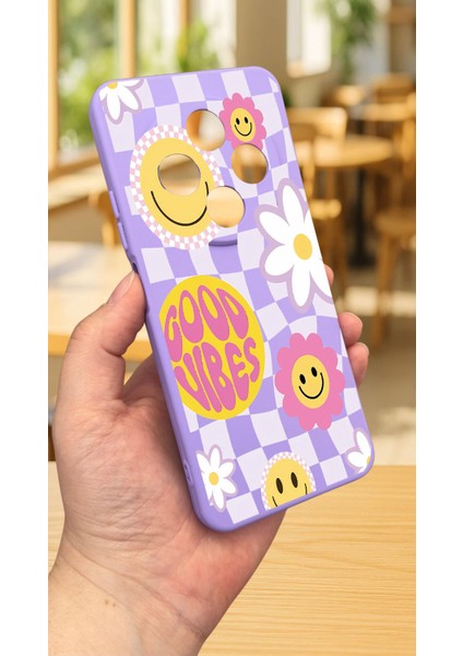 Redmi 14C -Good Vibes Silikon Darbe Emici Klasik Korumalı Rubber Kılıf modelleri