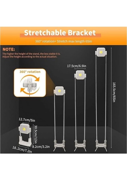 Katlanabilir Kamp Lambası Çok Işlevli Ultra Güçlü 4 Modlu Aydınlatma fırsatları