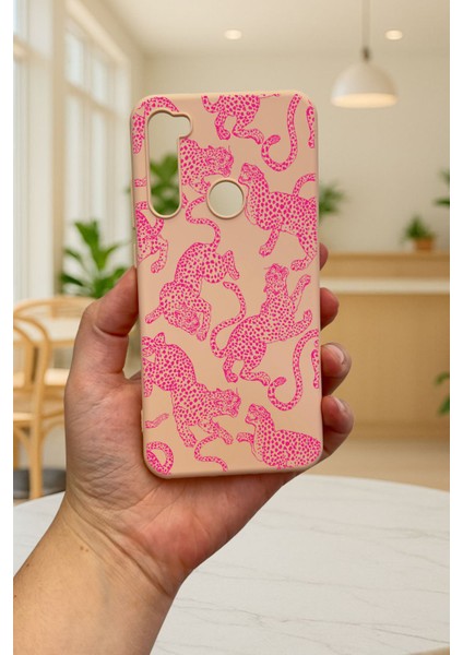 Xiaomi Redmi Note 8 Pembe Leopar Desenli Silikon Darbe Emici Klasik Korumalı Rubber Kılıf fiyatları