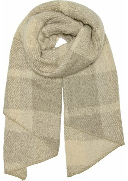 Kadın Onllıma Desenli Yumuşak Dokulu Atkı 15297979 Bej