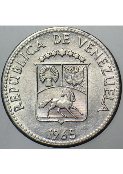 Venezuela 5 Centimos 1965 Çilaltı+ modelleri