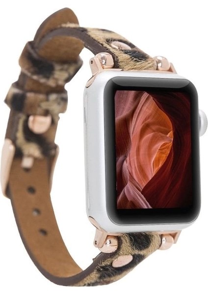 Apple Watch Uyumlu Deri Kordon 38-40-41MM Rt LEO1N indirimleri