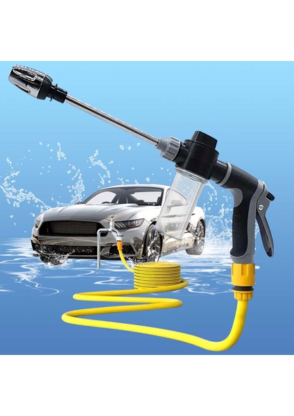 Oto Yıkama Makine Hortumu - Süper Ekstra Örgülü Şeffaf Pvc