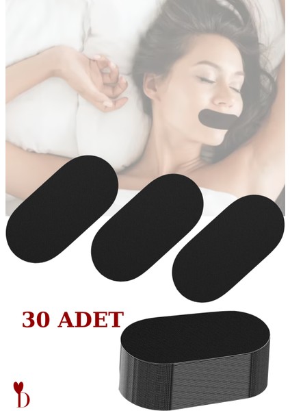 Ağız Bandı 30 Adet, Horlama Önleyici, Nefes Alan Uyku Bandı
