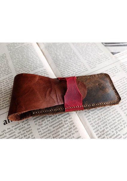 Crazy Hors Hakiki Deri El Emeği Özel Kalemleriniz Için Kalemlik Kalem Kutu 27 cm 6 cm MD19 modelleri