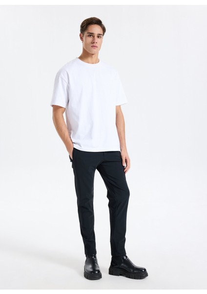 Gmg Fırenze Normal Bel Normal Paça Jogger Siyah Erkek Pantolon GU25MFW01012