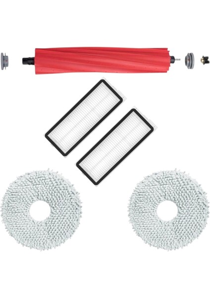 Roborock Qrevo Pro Robot Süpürge Uyumlu 5'li Yedek Parça Seti