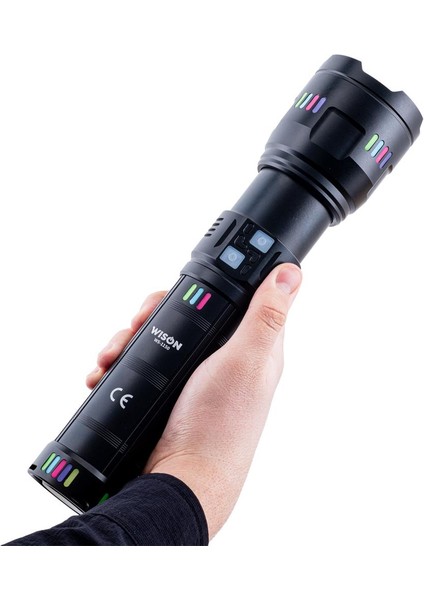 Şarj Edilebilir El Feneri - Wison - 5500 Lümen - 60 Watt modelleri