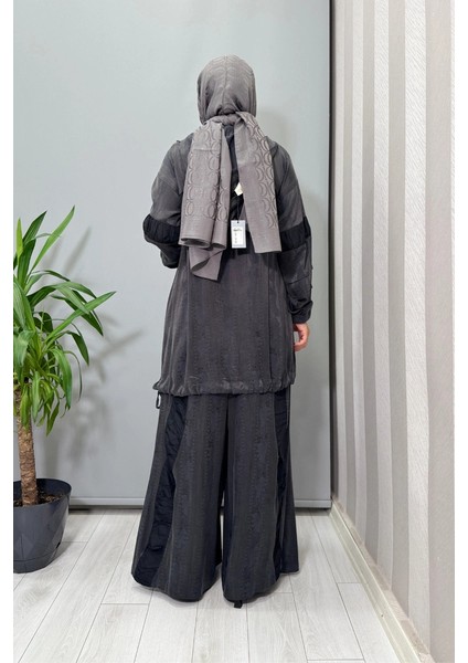 Ipek Tunik Pantolon Takım Gri 38034 modelleri