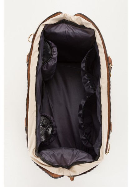 Bondit Hafif Kumaş Alaçatı Modeli Anne Bebek Çantası Bebek Bakım Çantası fırsatları