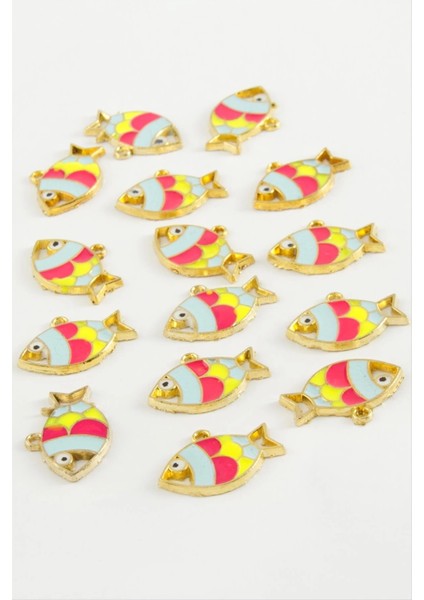 Balık Tek Kulp Mineli Bileklik ve Kolye Ucu Aparatı 1 Adet