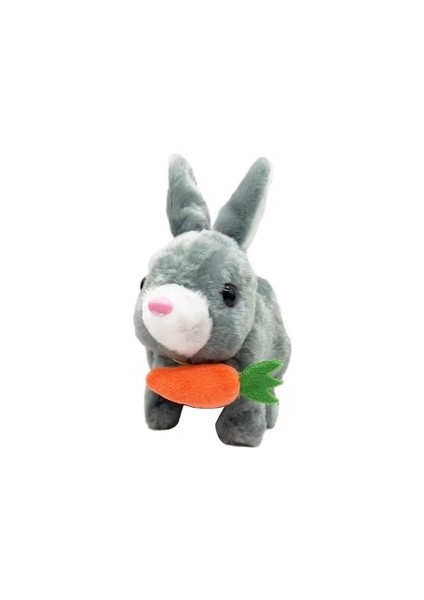 Işıklı Sesli Zıplayan Peluş Tavşan