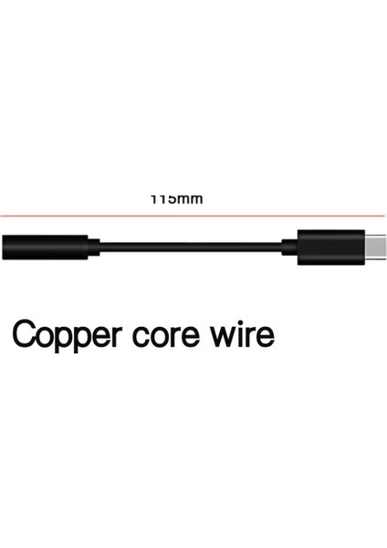 Type-C To 3.5mm Kulaklık Çevirici Dönüştürücü Type-C Kulaklık Adaptörü Dönüştürücü Tüm Modeller Için fırsatları
