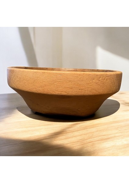 🌳 El Yapımı Meşe Ağacından Ahşap Meyve Tabağı fırsatları