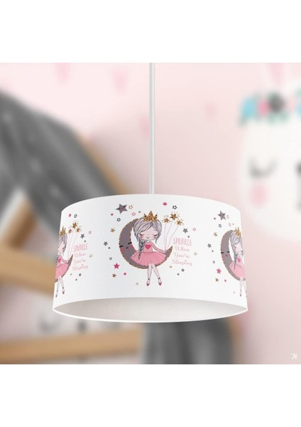 Ay Kızı Beyaz Çocuk Sarkıt Avize