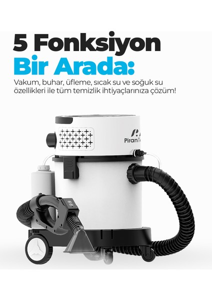 RLZ-208 4’ü 1 Arada Buharlı Temizlik Robotu | 2400W | 20L modelleri