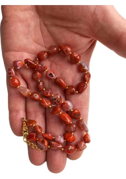 Karnelyan Akik Kolye Doğal Taş 429-3 fiyatları