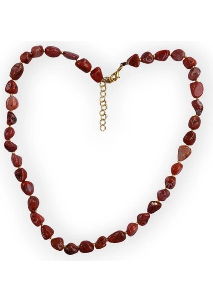 Karnelyan Akik Kolye Doğal Taş 429-3 modelleri