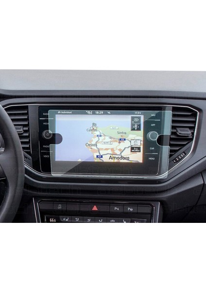 Volkswagen Tiguan/t-Roc 2017-2022 Uyumlu 8 Inç Navigasyon 9h Nano Ekran Koruyucu