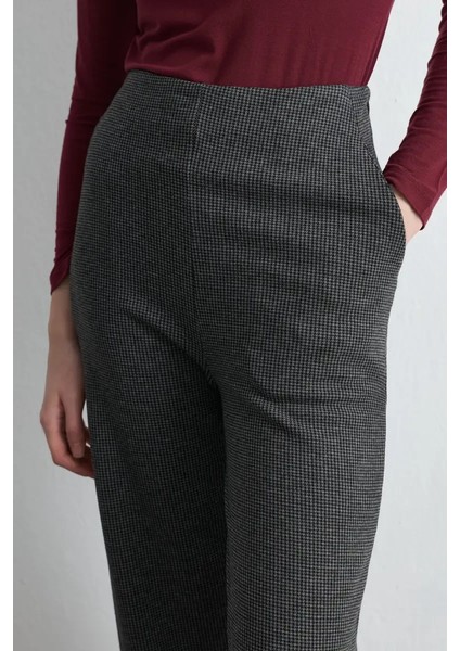 Bol Paça Kazayağı Pantolon - Gri modelleri