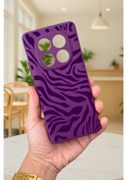 Xiaomi Redmi Note 14 Pro 5g Zebra Desenli Silikon Darbe Emici Klasik Korumalı Rubber Kılıf