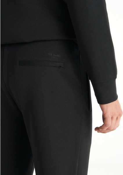 Lastikli Bel Rahat Siyah Erkek Eşofman Altı TBMRTR1103 modelleri