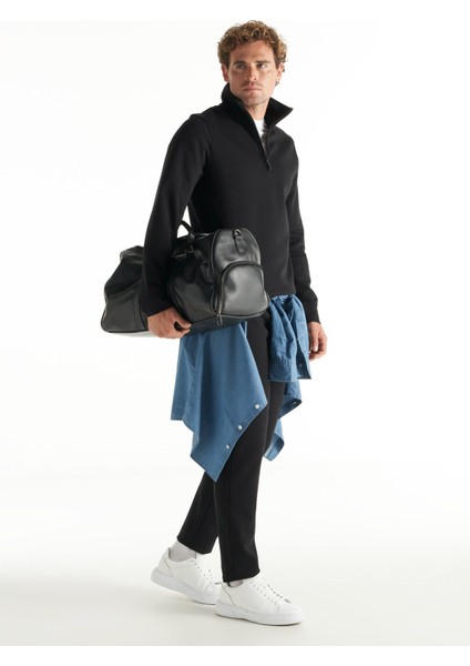 Lastikli Bel Rahat Siyah Erkek Eşofman Altı TBMRTR1103 indirimleri