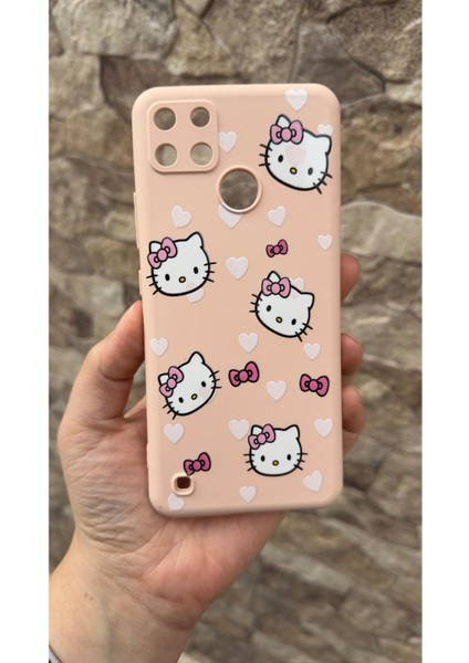Realme C21Y ve C25Y Uyumlu Hello Kity Silikon Darbe Emici Klasik Korumalı Rubber Kılıf fiyatları
