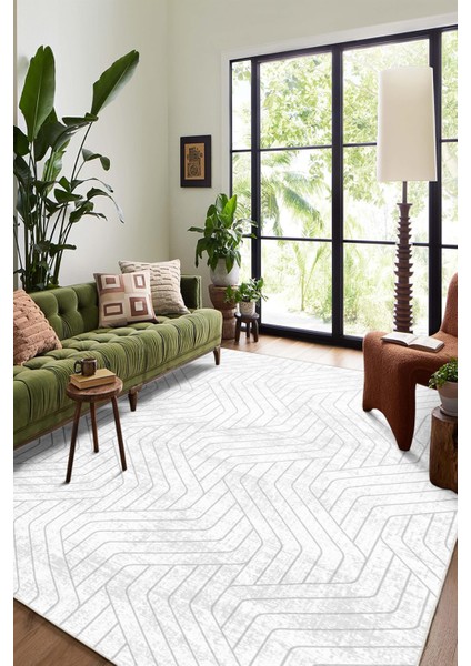 Yeni Desen Yıkanabilir Kaymaz Tabanlı Bohem Tarz Dijital Baskı Salon Halısı, Yumuşak Dokulu Lüks Halı Modeli ve 40 x 60 Gri Renk Dikdörtgen Halı