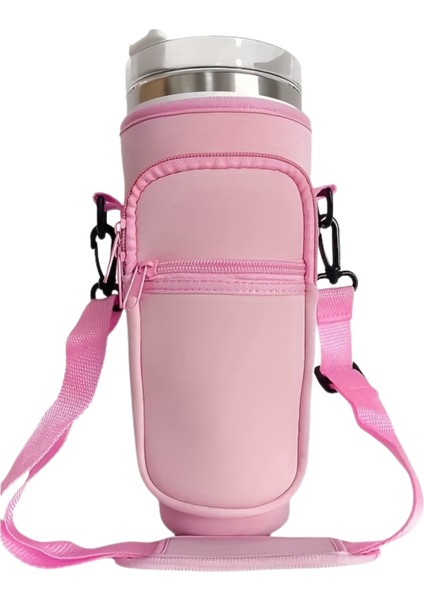 Stanley Quencher Pipetli 1.18 Lt Termos Kılıfı Omuz Askılı Termos Çanta Fermuarlı Cepli Kılıf Çanta modelleri