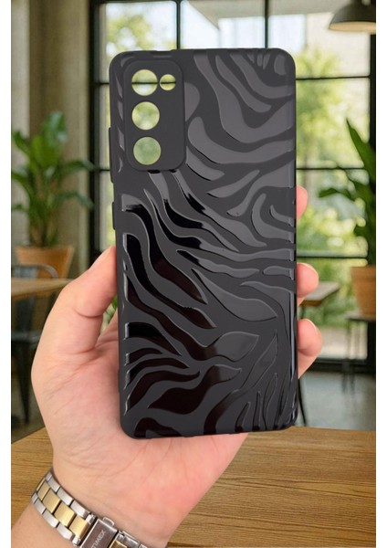 Samsung Galaxy S20 Fe - Zebra Desenli Silikon Darbe Emici Klasik Korumalı Rubber Kılıf fiyatları