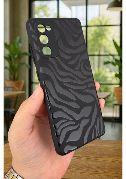 Samsung Galaxy S20 Fe - Zebra Desenli Silikon Darbe Emici Klasik Korumalı Rubber Kılıf modelleri
