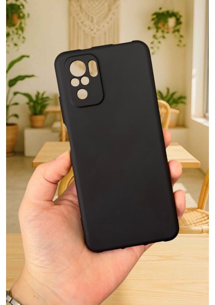 Xiaomi Redmi Note 10 ve 10S Uyumlu Silikon Darbe Emici Klasik Korumalı Rubber Kılıf